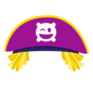 Chapéu Roxo de Pirata com Cabelo ícone.png