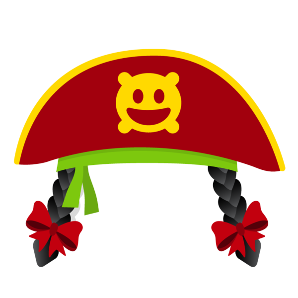 Ficheiro:Chapéu Vermelho de Pirata com Cabelo ícone.png