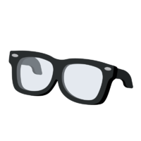 Óculos Quadrados Pretos ícone.png