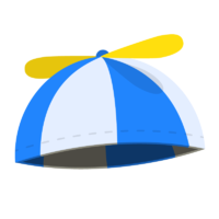 Boné Azul com Hélice ícone.png