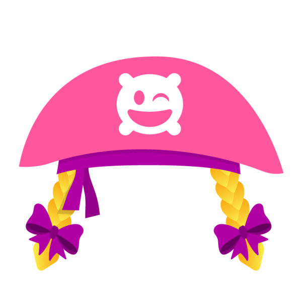 Ficheiro:Chapéu Rosa de Pirata com Cabelo ícone.png