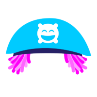 Chapéu Azul de Pirata com Cabelo ícone.png