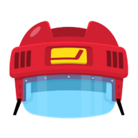 Capacete Vermelho de Hóquei ícone.png