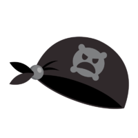 Bandana Modo Escuro de Pirata ícone.png