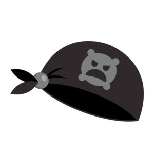 Bandana Modo Escuro de Pirata ícone.png