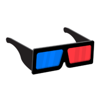 Óculos 3D Pretos ícone.png