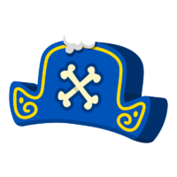 Chapéu Pirata Azul ícone.png
