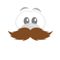 Bigode Marrom ícone.png