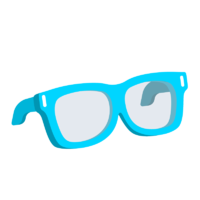 Óculos Quadrados Azuis ícone.png