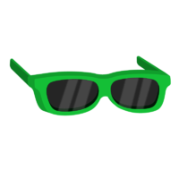 Óculos de Sol Retângulos Verdes ícone.png
