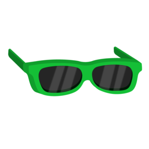 Óculos de Sol Retângulos Verdes ícone.png